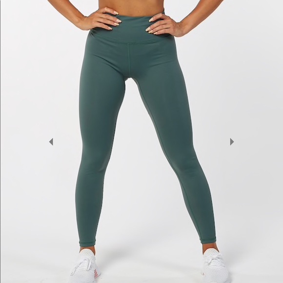 *SOLD* Physiq Apparel Green Leggings - Picture 1 of 3